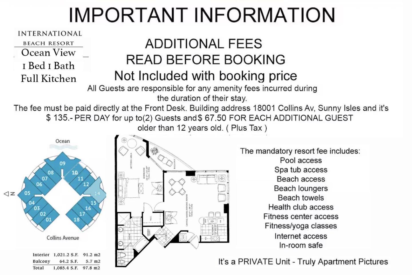 Hotel International Beach Tump Resort Ocean View 1100 Sf 1 Bed 1Bth Privately Owned Sunny Isles Майами-Бич Экстерьер фото